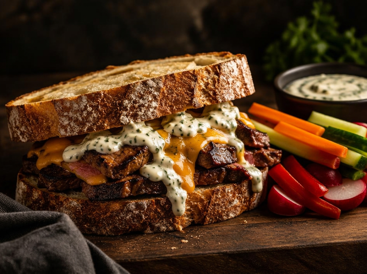 Steak boursin